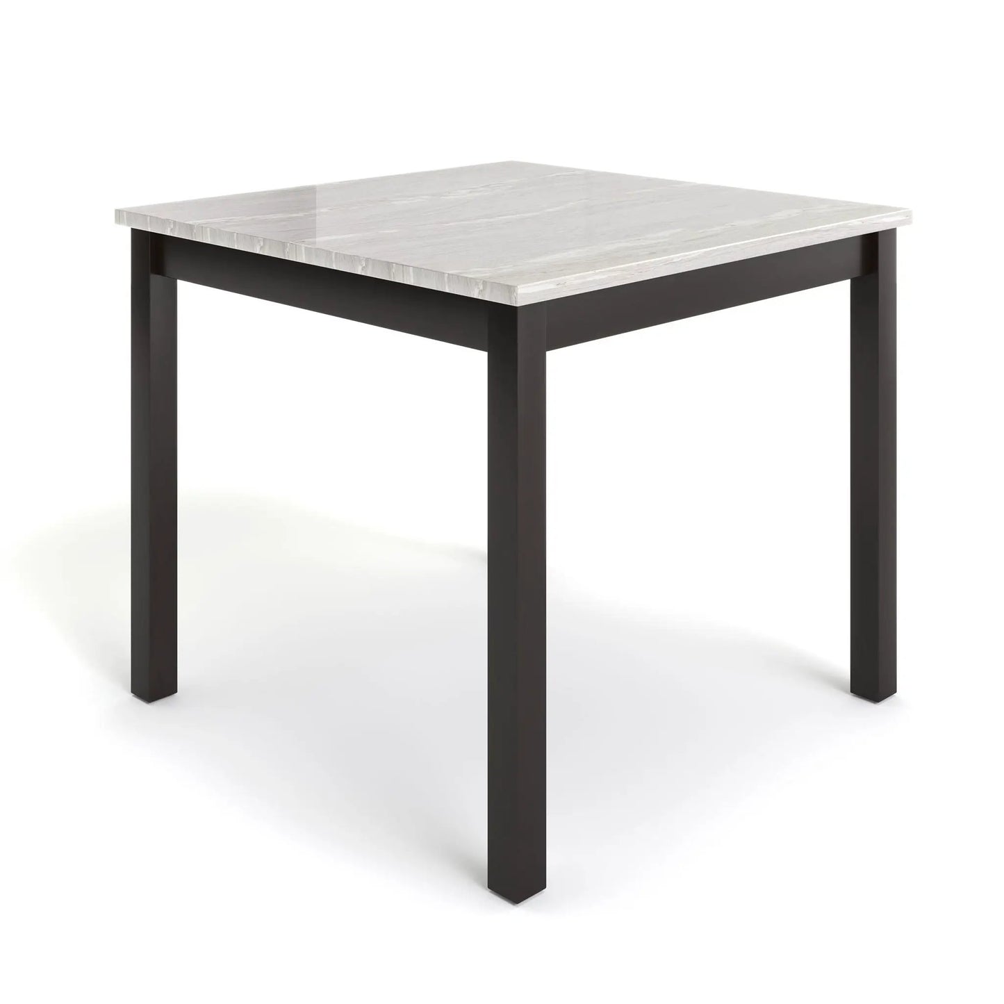 Leon bar table with whitewashed gray top and dark espresso legs on Tampa Home & Garden Store