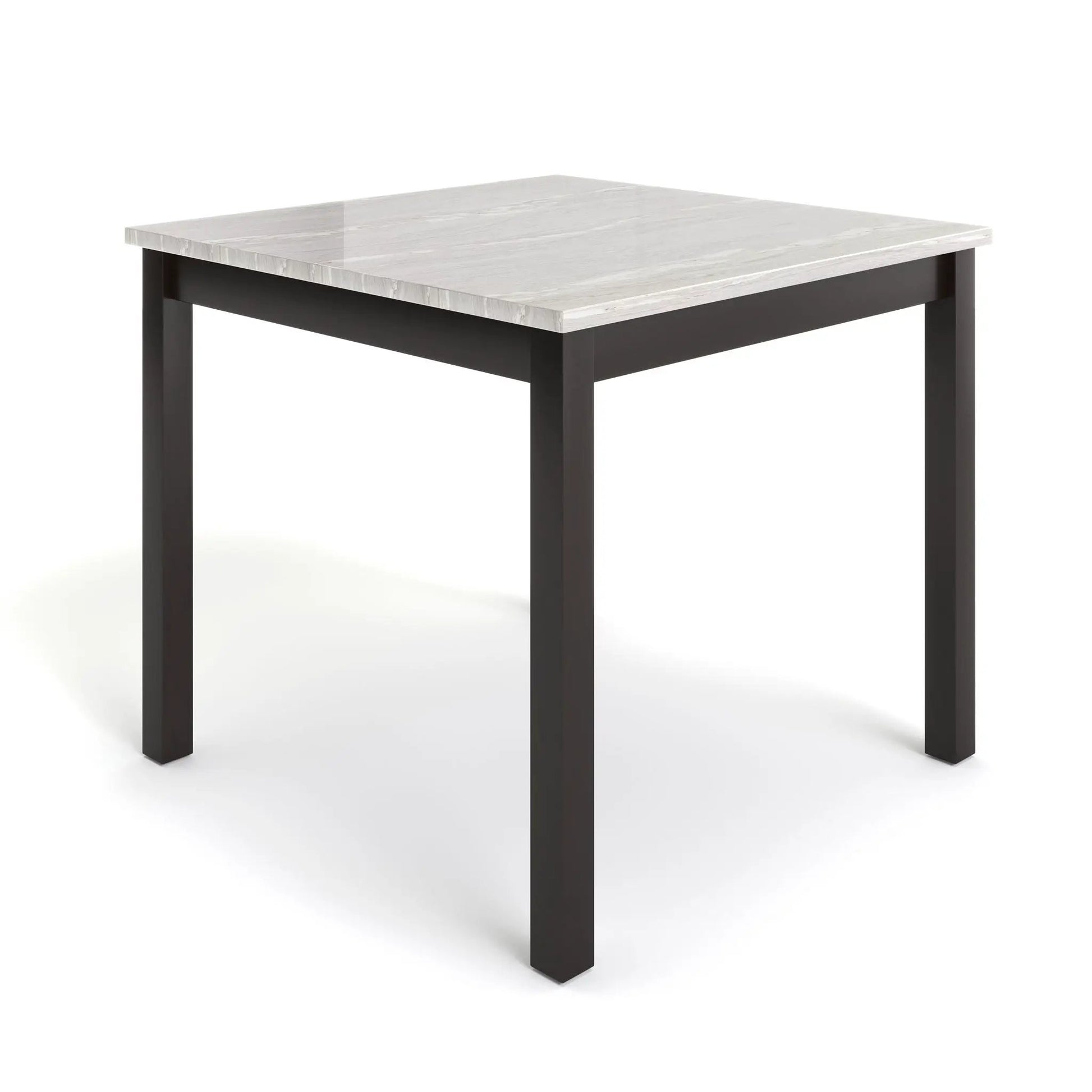Leon bar table with whitewashed gray top and dark espresso legs on Tampa Home & Garden Store