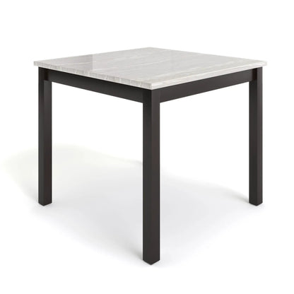 Leon bar table with whitewashed gray top and dark espresso legs on Tampa Home & Garden Store