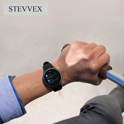 Stevvex Solar Smart Watch with Heart Rate Monitor