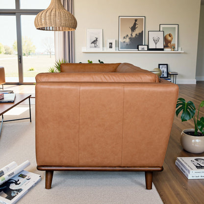 Luxury Phoenix Leather Sofa and Soft Backrest