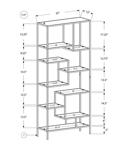 Bookshelf for Office and Modern Home Display