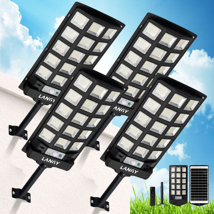 60W 90W Solar Outdoor Dusk to Dawn Lights with Remote Control - Tampa Home & Garden Store