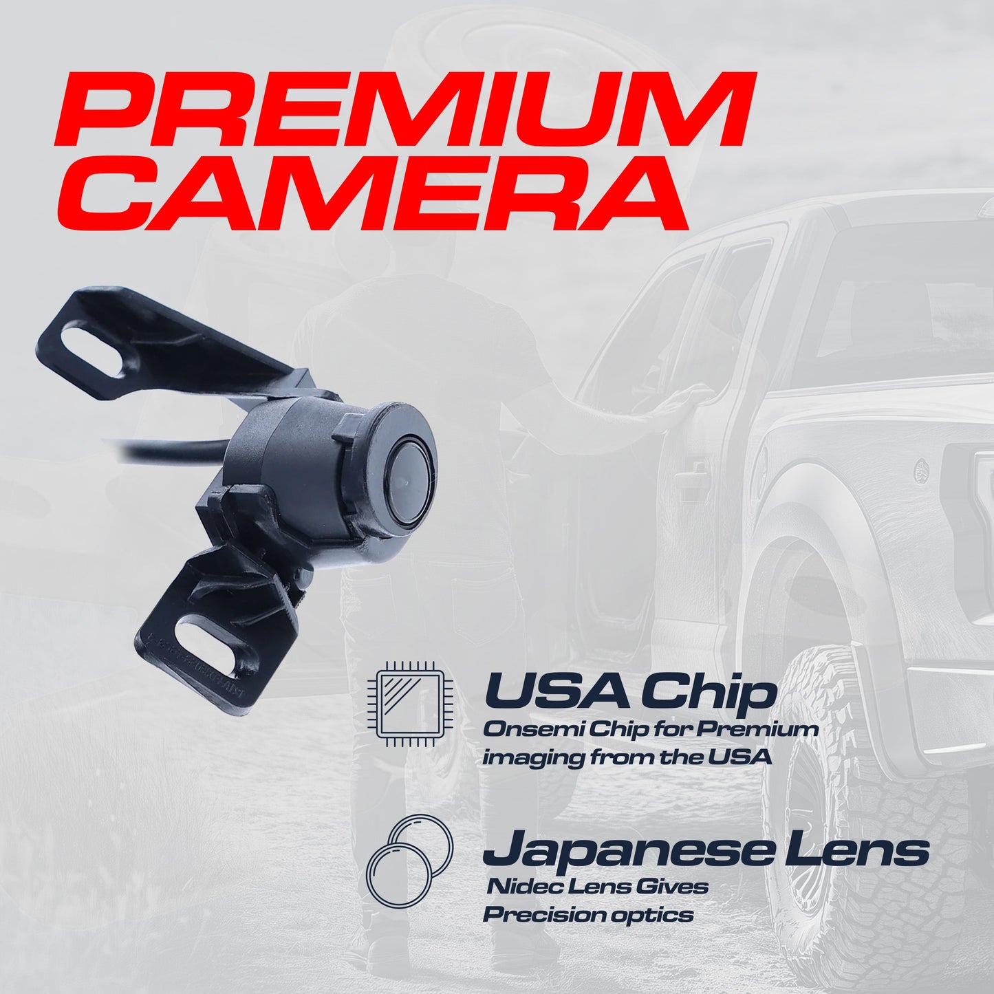 Master Tailgaters backup camera for Ford F-150 / Lincoln Mark LT (2008) black housing on Tampa Home & Garden Store