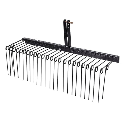 60 Inch Pine Straw Tow Behind Landscape Rake