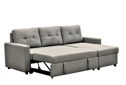 Convertible L Shaped Sectional Sleeper Sofa Bed