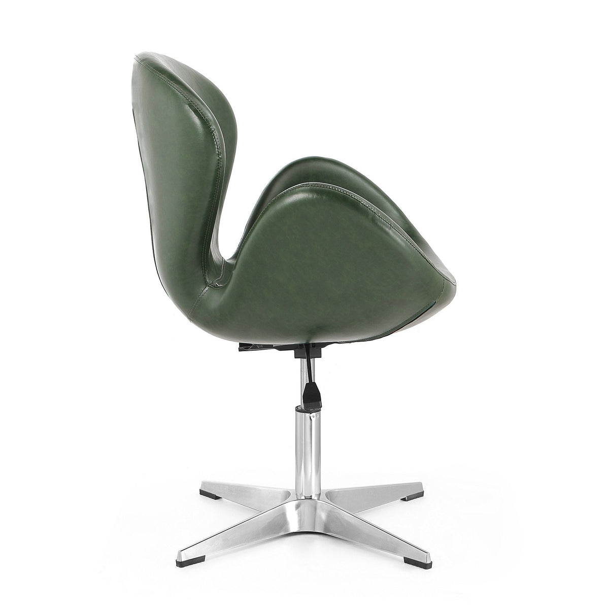 Raspberry Swivel Lounge Chair by HouseOfZazla, 360-degree rotation, chrome base on Tampa Home & Garden Store