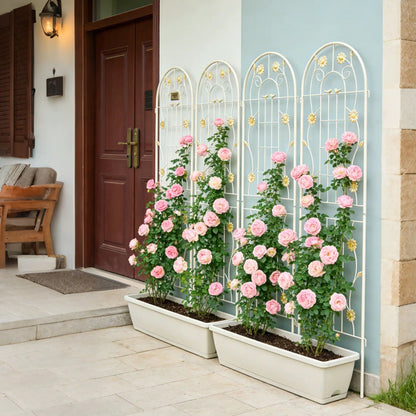 Metal Garden Trellis for Climbing Plants Outdoor