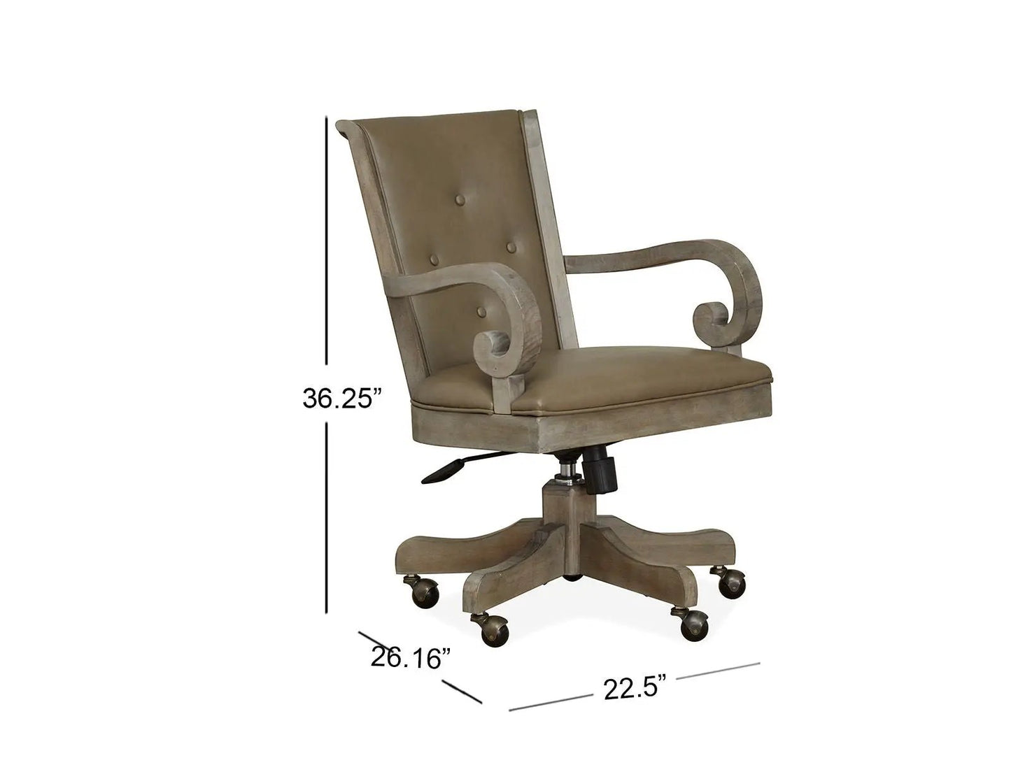 Tinley Park Upholstered Swivel Chair Dove Tail Gray by Unique Piece Furniture on Tampa Home & Garden Store