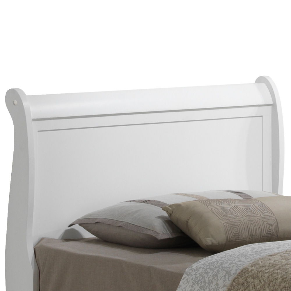 Premium Panel Sleigh Bed with Low Footboard