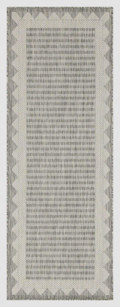 Sunshine Silver Indoor and Outdoor Area Rug
