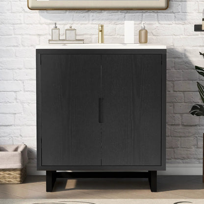 Bathroom Vanity Set With Sink and Storage Cabinet