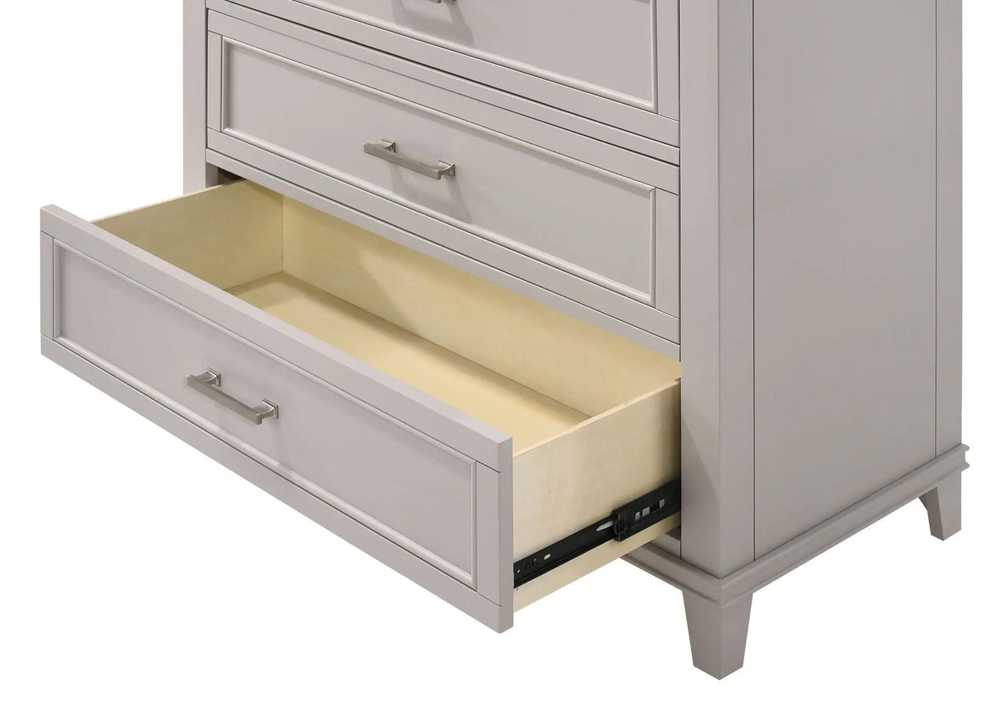 5 Drawer Chest with Antique Finish for Storage