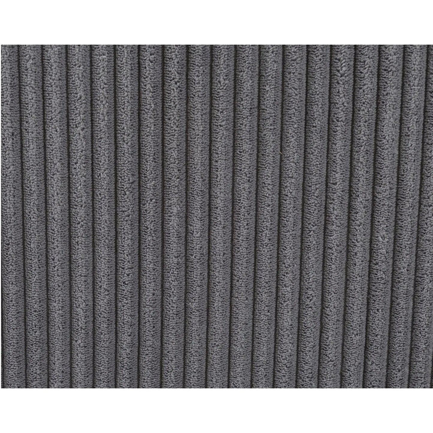 Gray striped textured upholstery fabric close-up with loop-pile detail on Tampa Home & Garden Store