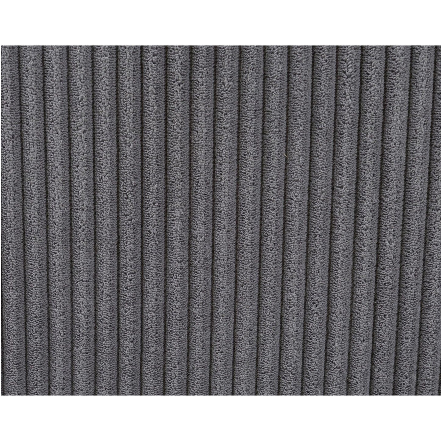 Grey striped plush carpet texture sample with vertical ridges on Tampa Home & Garden Store