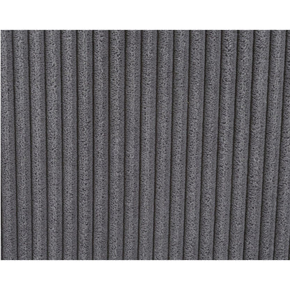 Grey striped plush carpet texture sample with vertical ridges on Tampa Home & Garden Store