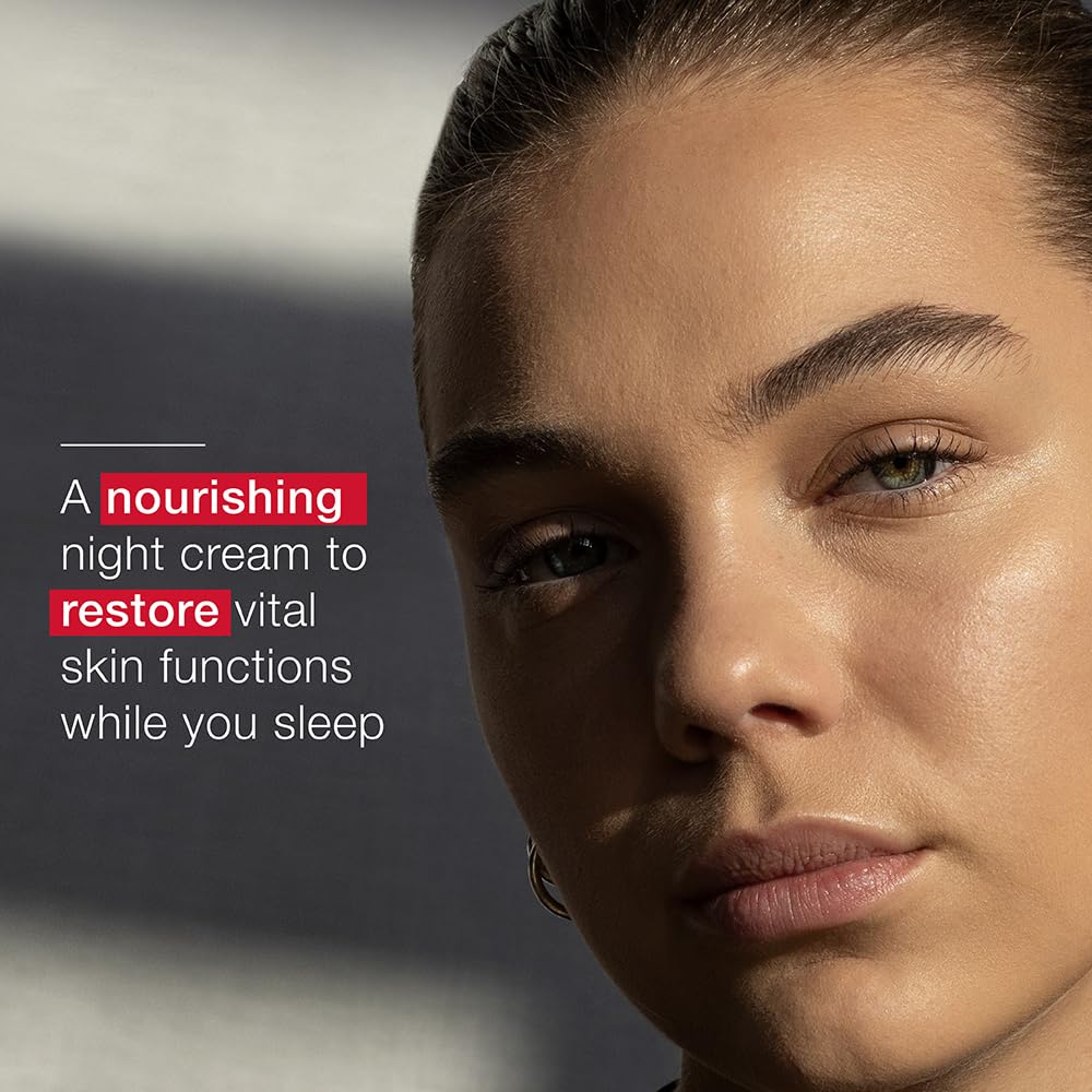 Skincode Regenerating Night Cream 50ml face cream with dewy hydrated skin on model on Tampa Home & Garden Store