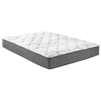 10in Quilted Hybrid Mattress by Unique Piece Furniture, white quilted top, medium firm on Tampa Home & Garden Store