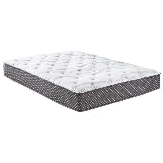 10in Quilted Hybrid Mattress by Unique Piece Furniture, white quilted top, medium firm on Tampa Home & Garden Store