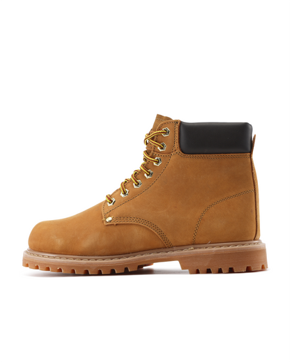 Bottes de travail Kiwi Premium Wheat Nubuck 6" à embout en acier et résistantes à l'eau [R60100]
