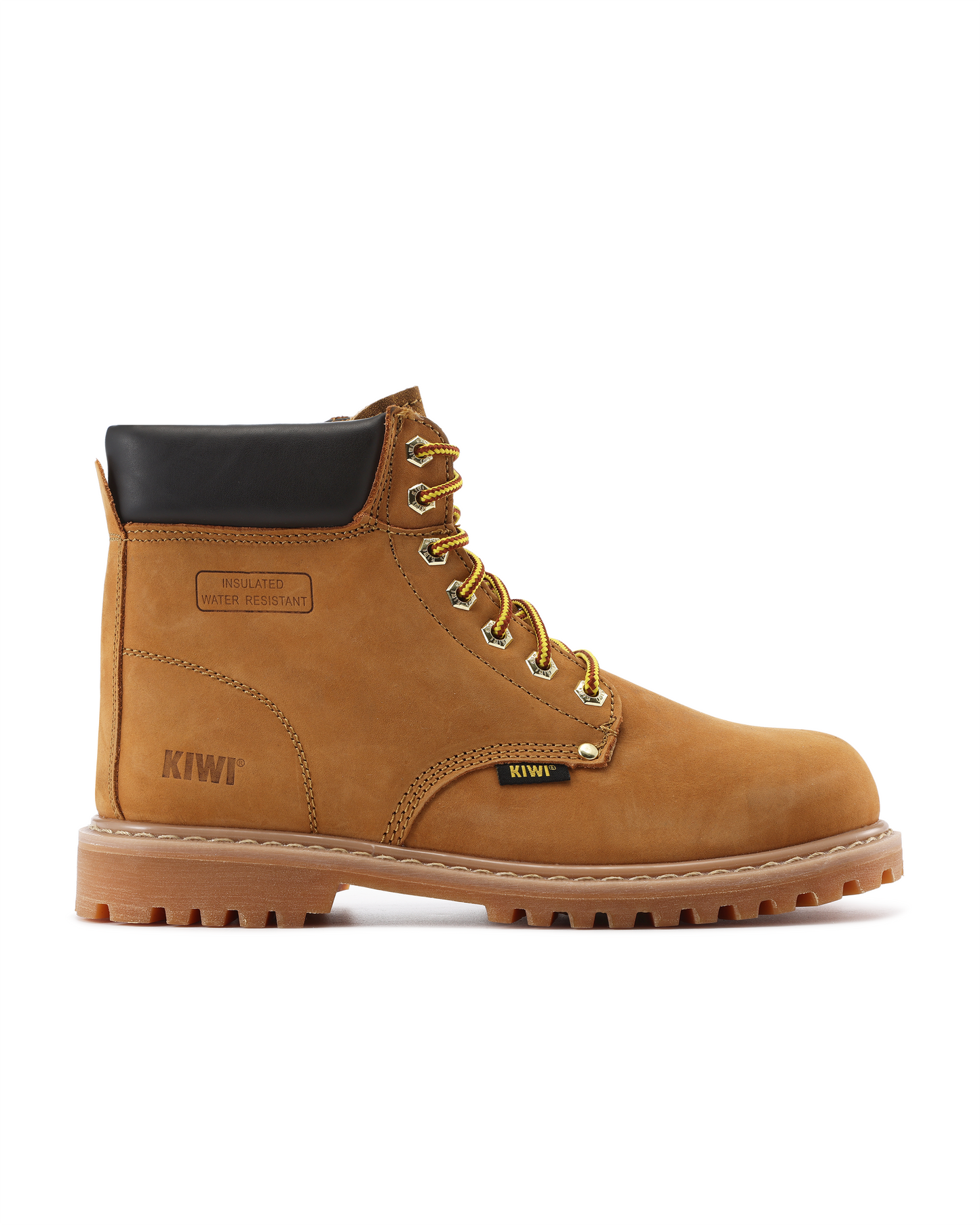 Bottes de travail Kiwi Premium Wheat Nubuck 6" à embout en acier et résistantes à l'eau [R60100]