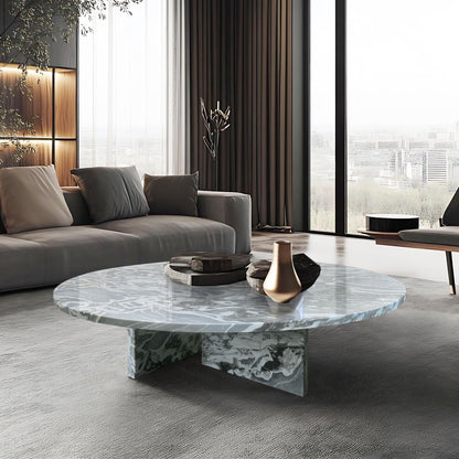 Luxury Marble Coffee Table With Unique Veining
