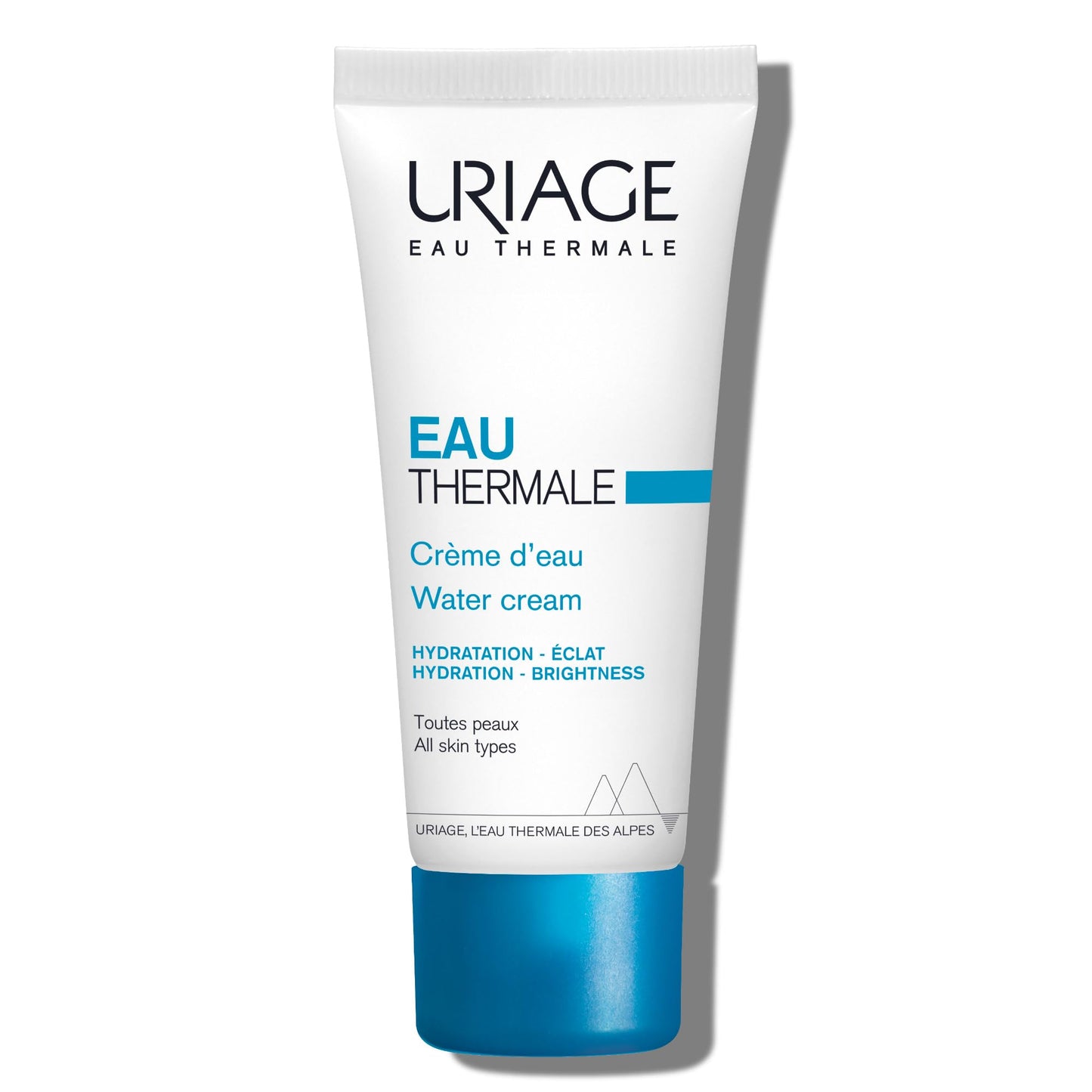 Uriage Eau Thermale Water Cream SPF20 tube with blue cap for all skin types on Tampa Home & Garden Store