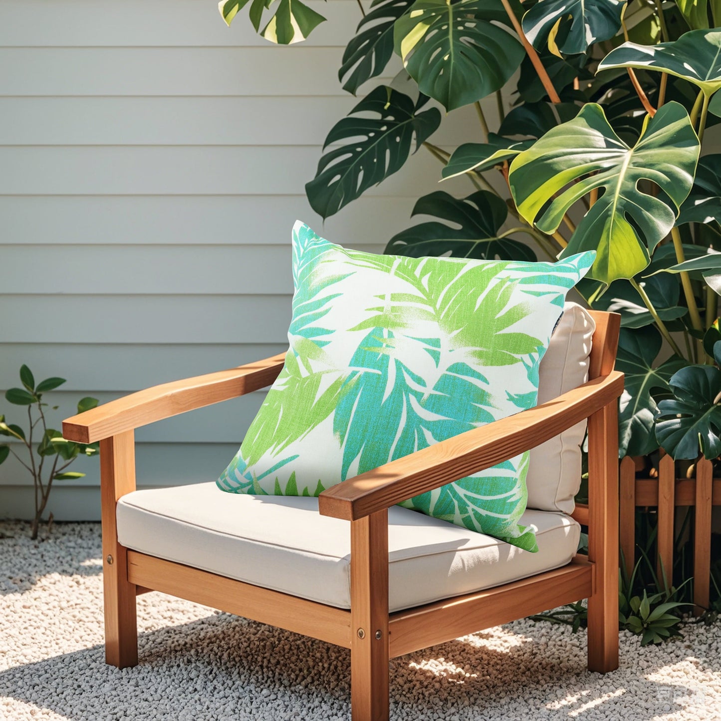 Pack of Two Waterproof Outdoor Throw Pillows