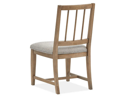 Lindon Dining Side Chair with Upholstered Seat