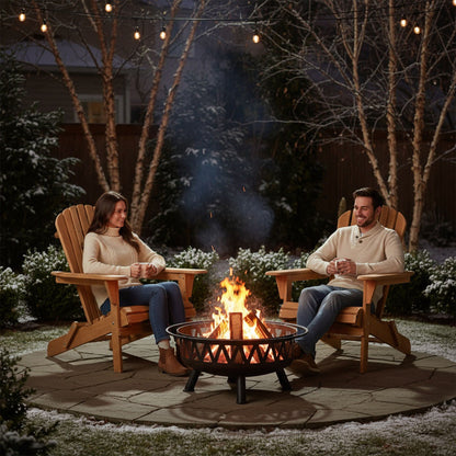 Oversized Folding Adirondack Chair for Patio