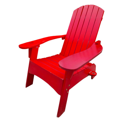 Outdoor Wood Adirondack Chair and Umbrella Hole