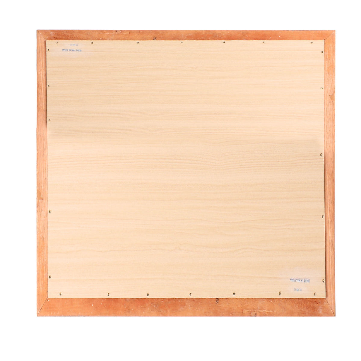 Traditional wall mirror with wood veneer frame back view showing screws and HouseOfZazla on Tampa Home & Garden Store