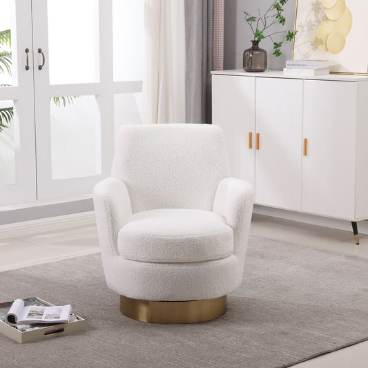 the Teddy Swivel Barrel Chair and Accent Seat
