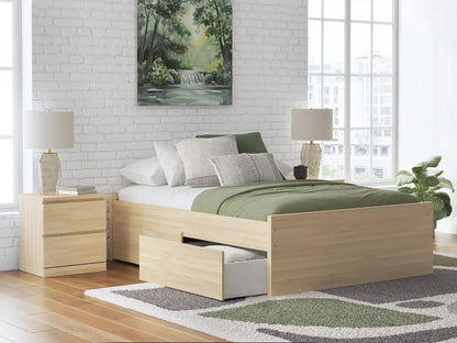 Onita Platform Bed storage bed in wood with under-bed drawers by Unique Piece Furniture on Tampa Home & Garden Store