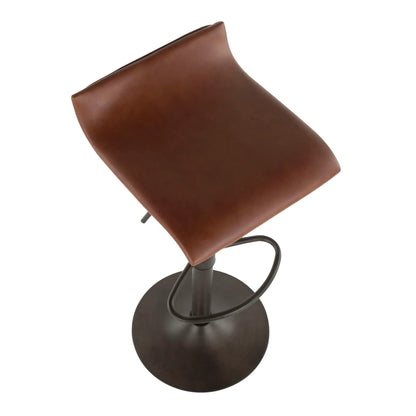 Ale Industrial Barstool Set of 2 Adjustable