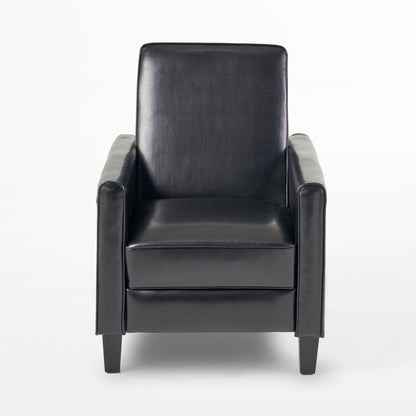 Upholstered Push Back Recliner Chair and Lounge