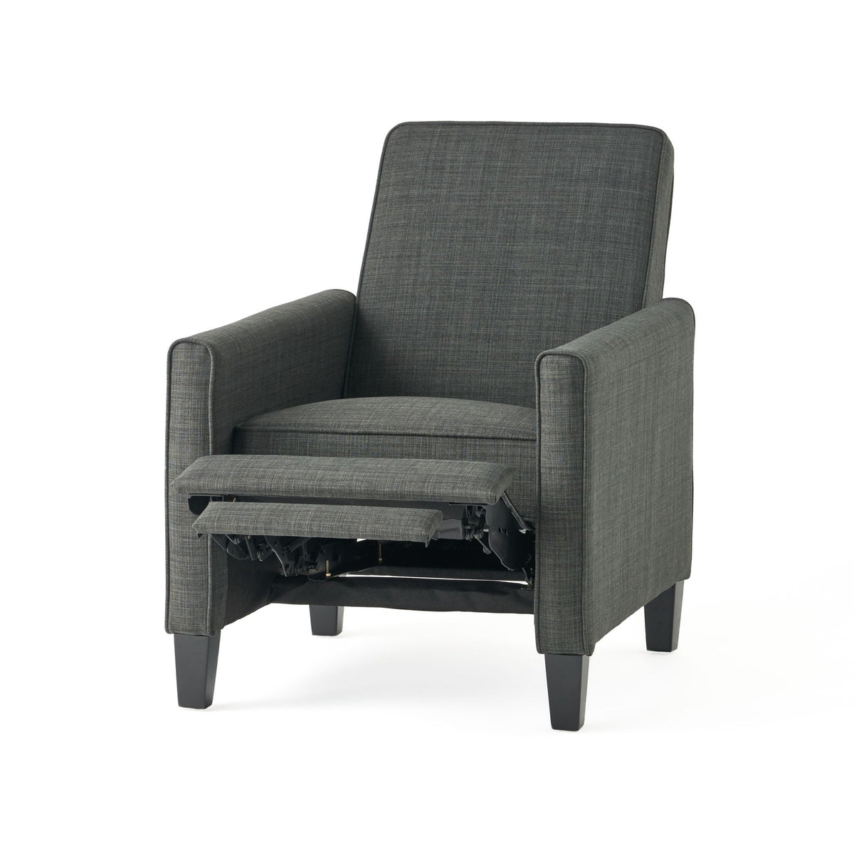 Upholstered Push Back Recliner Chair and Lounge