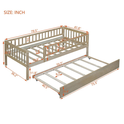 Multi Functional Wooden Daybed and Bedroom