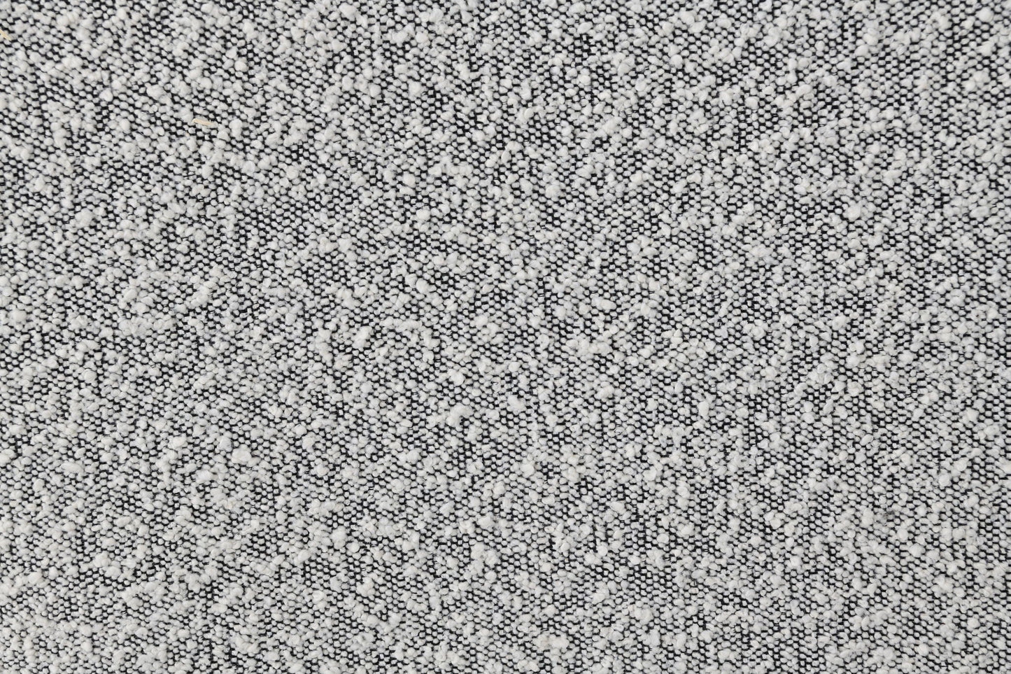 Nayeli Boucle Sofa gray boucle fabric upholstery close-up by HouseOfZazla on Tampa Home & Garden Store