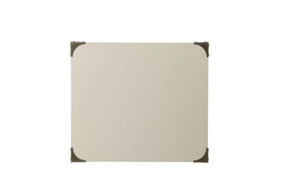 Babs Accent Table with Drawer Square Wooden Top