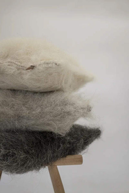 Organic and Handwoven Wool Decorative Pillow