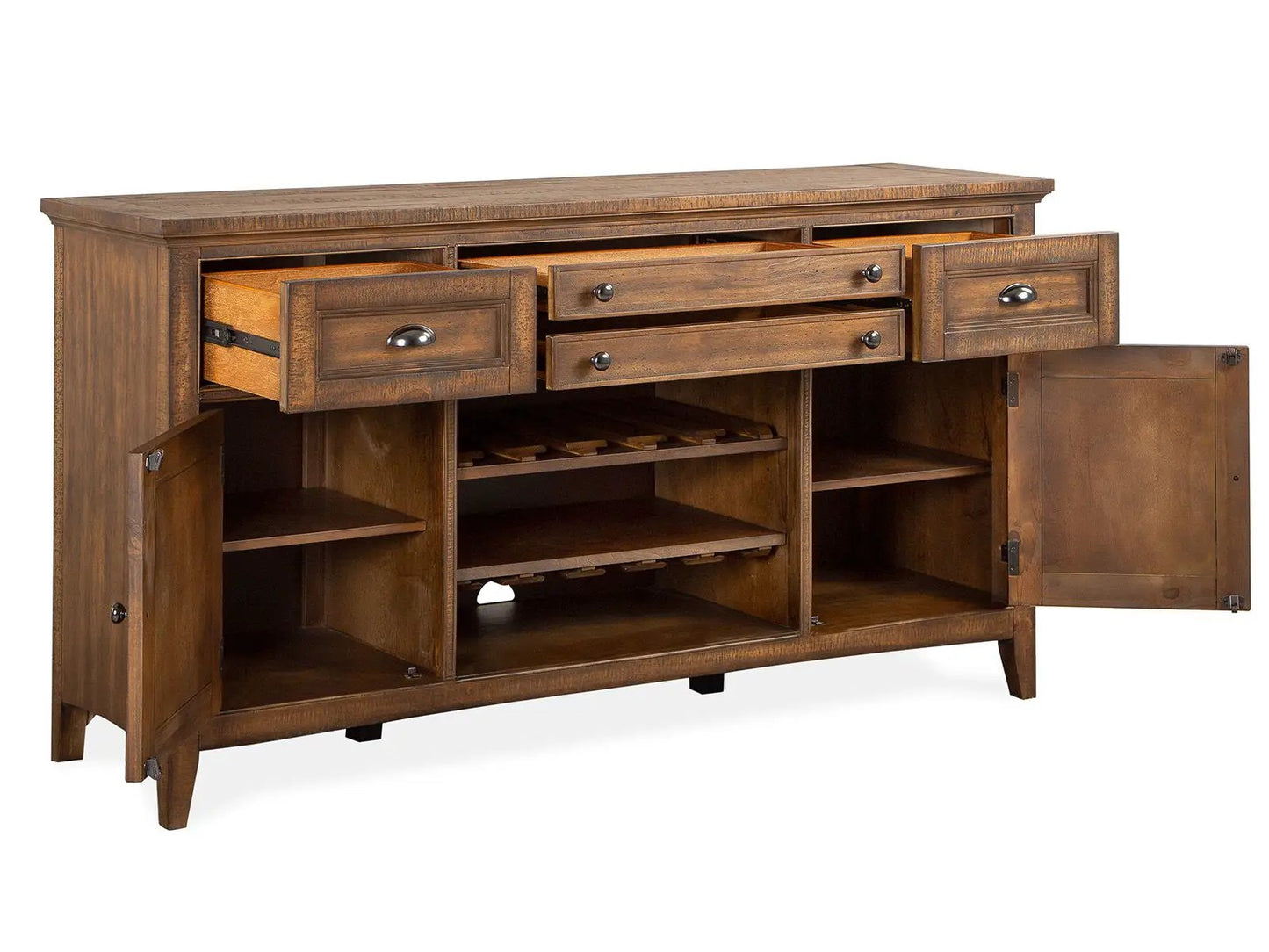 Bay Creek Buffet Hutch and Toasted Nutmeg Finish