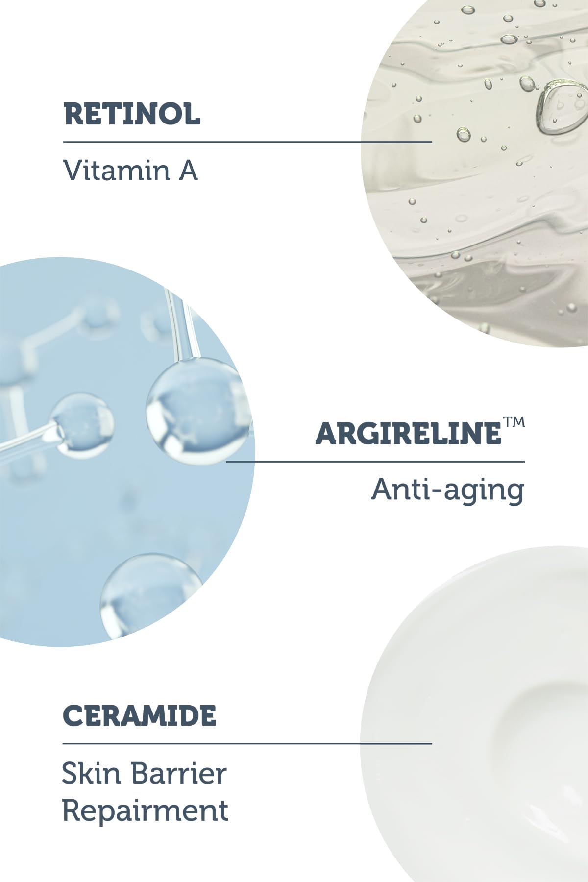 Face serum set by Beauty Care Bag with retinol vitamin A and argireline anti-aging ceramide on Tampa Home & Garden Store