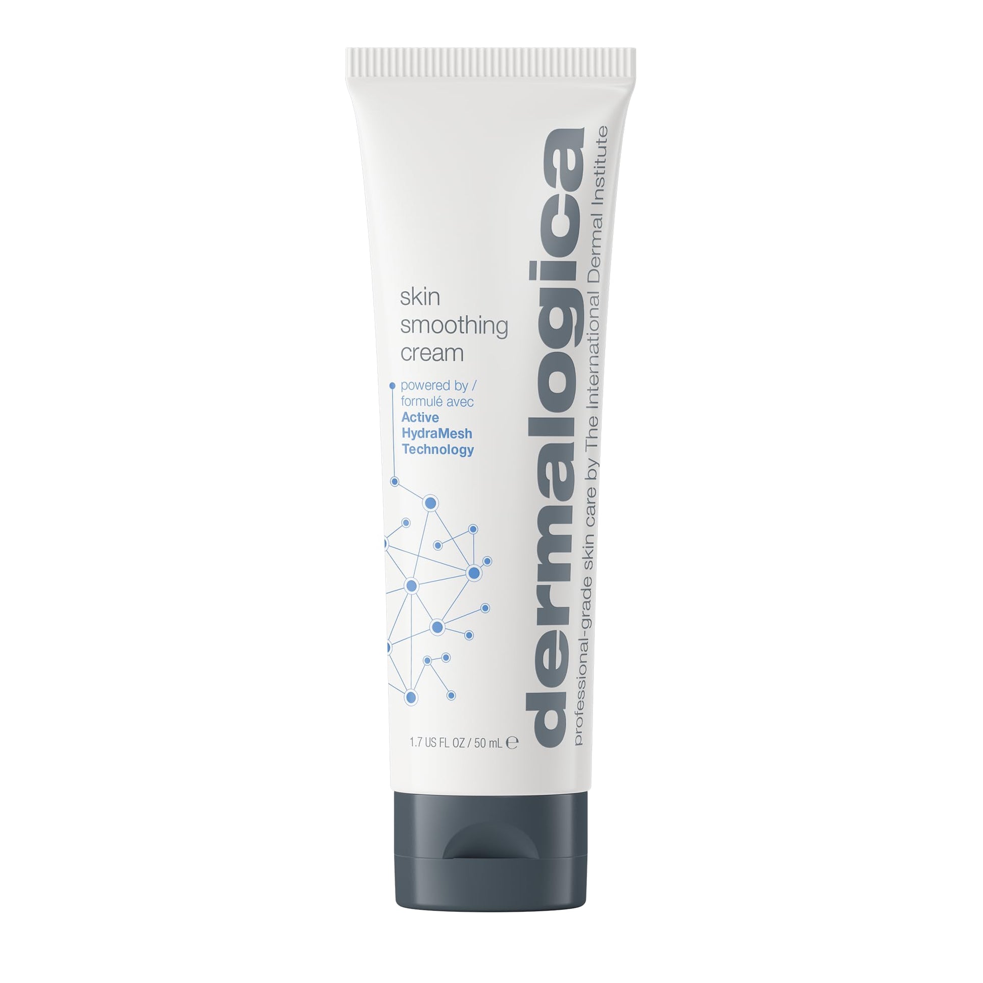 Dermalogica skin smoothing cream tube 1.69 fl oz with hyaluronic acid for dry skin, gray logo on Tampa Home & Garden Store