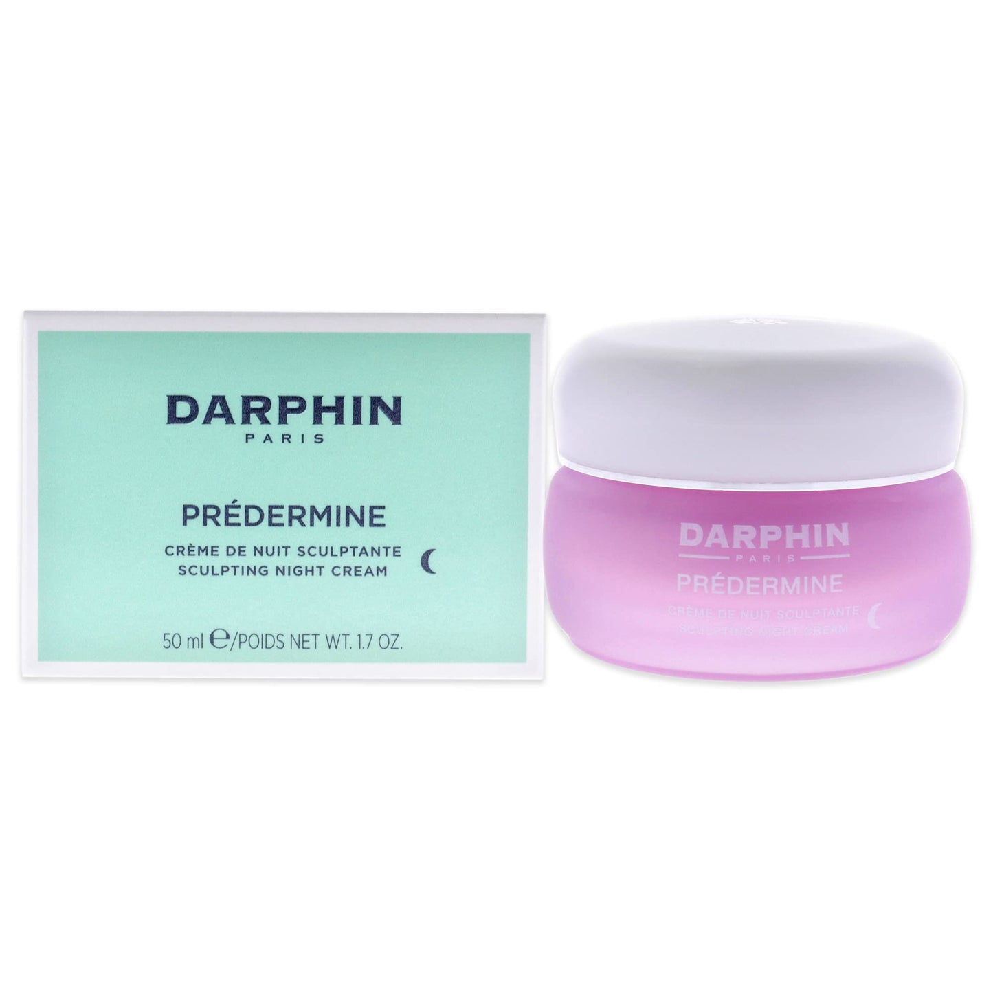 Darphin Prédermine Sculpting Night Cream jar beside mint green packaging on Tampa Home & Garden Store