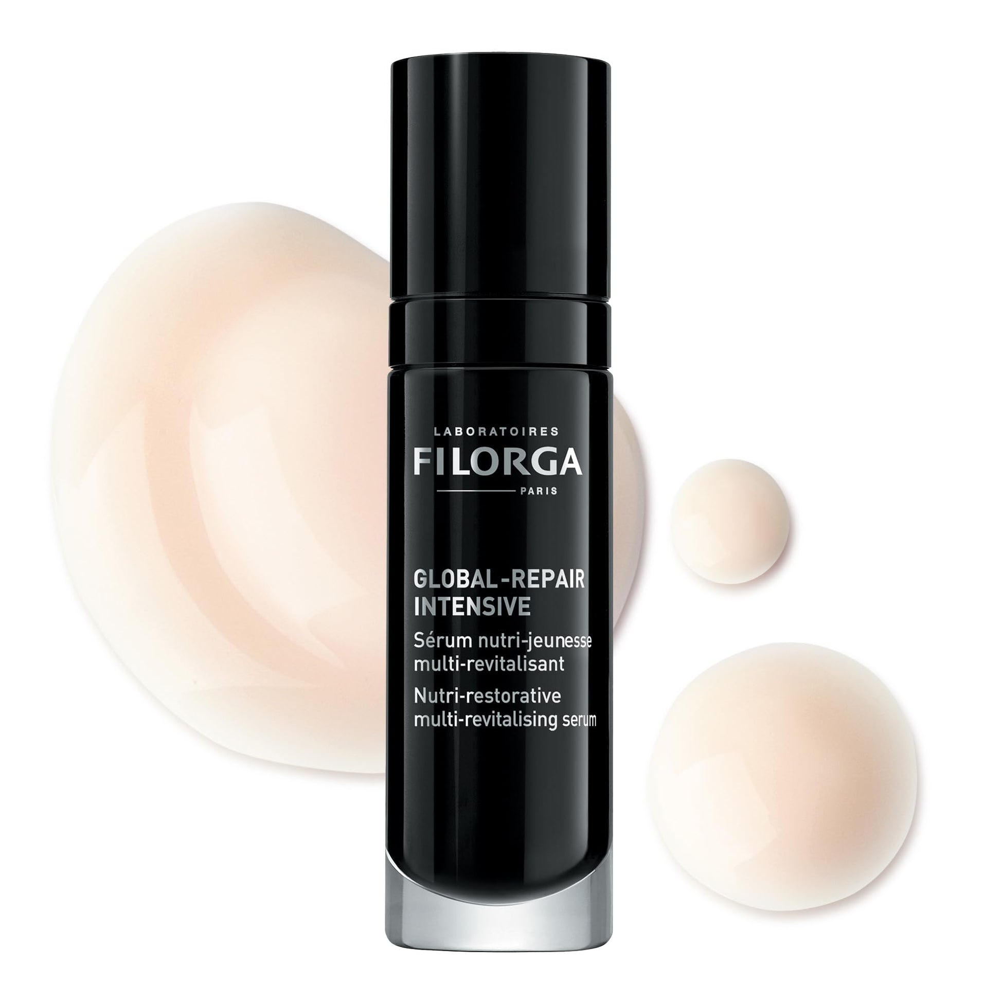 Global-Repair Intensive serum bottle by Filorga, black pump, 30ml Paris on Tampa Home & Garden Store