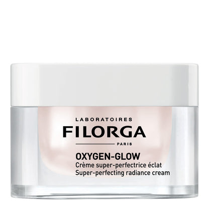Filorga Oxygen-Glow Radiance Cream jar with pale pink label LABORATOIRES FILORGA PARIS on Tampa Home & Garden Store