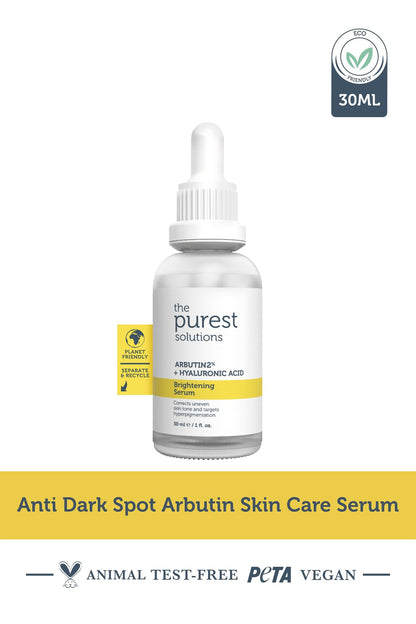 The Purest Solutions Arbutin 2% + Hyaluronic Acid brightening serum, 30 ml, Beauty Care Bag on Tampa Home & Garden Store