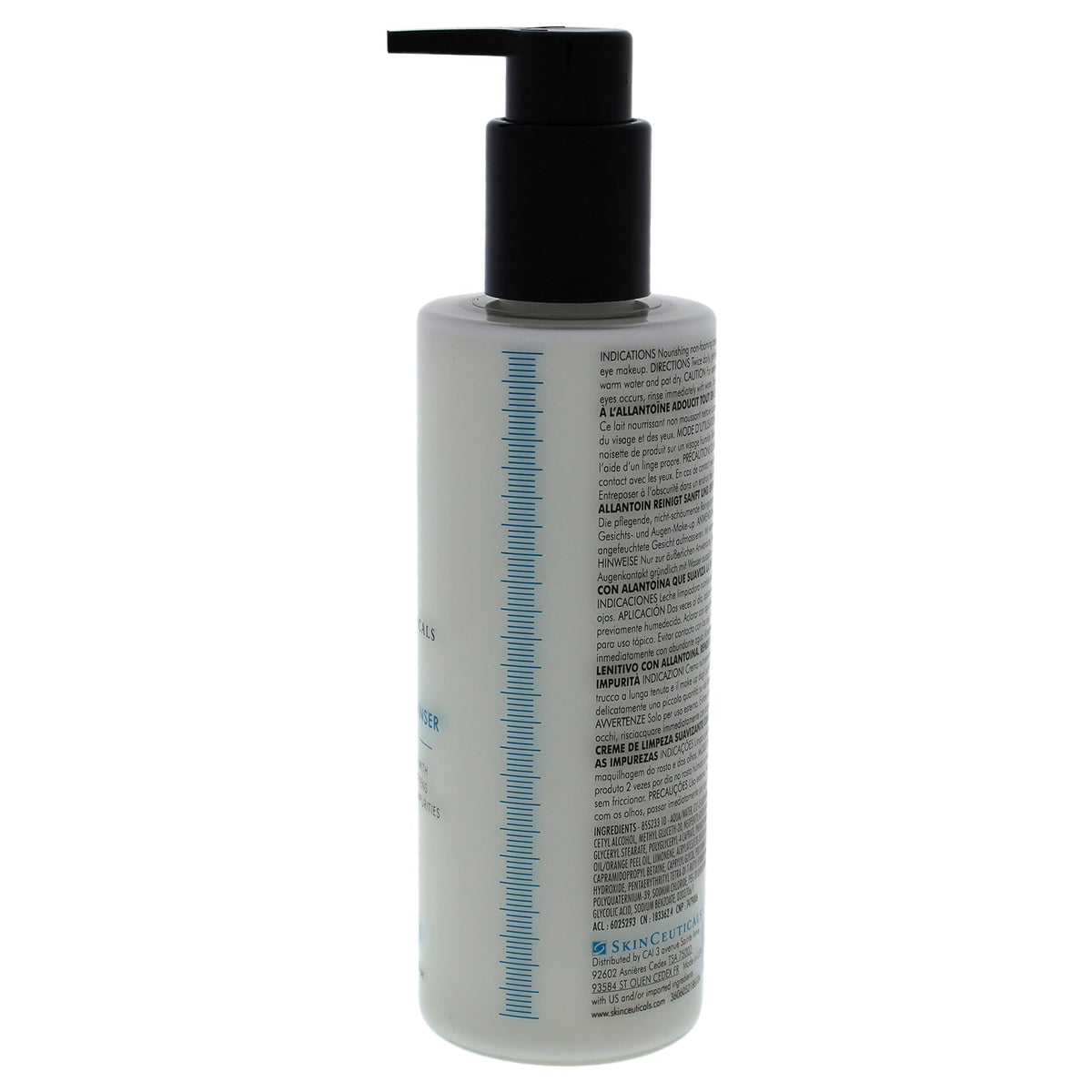 SkinCeuticals Gentle Cleansing Cream 200ml pump bottle with black top on Tampa Home & Garden Store