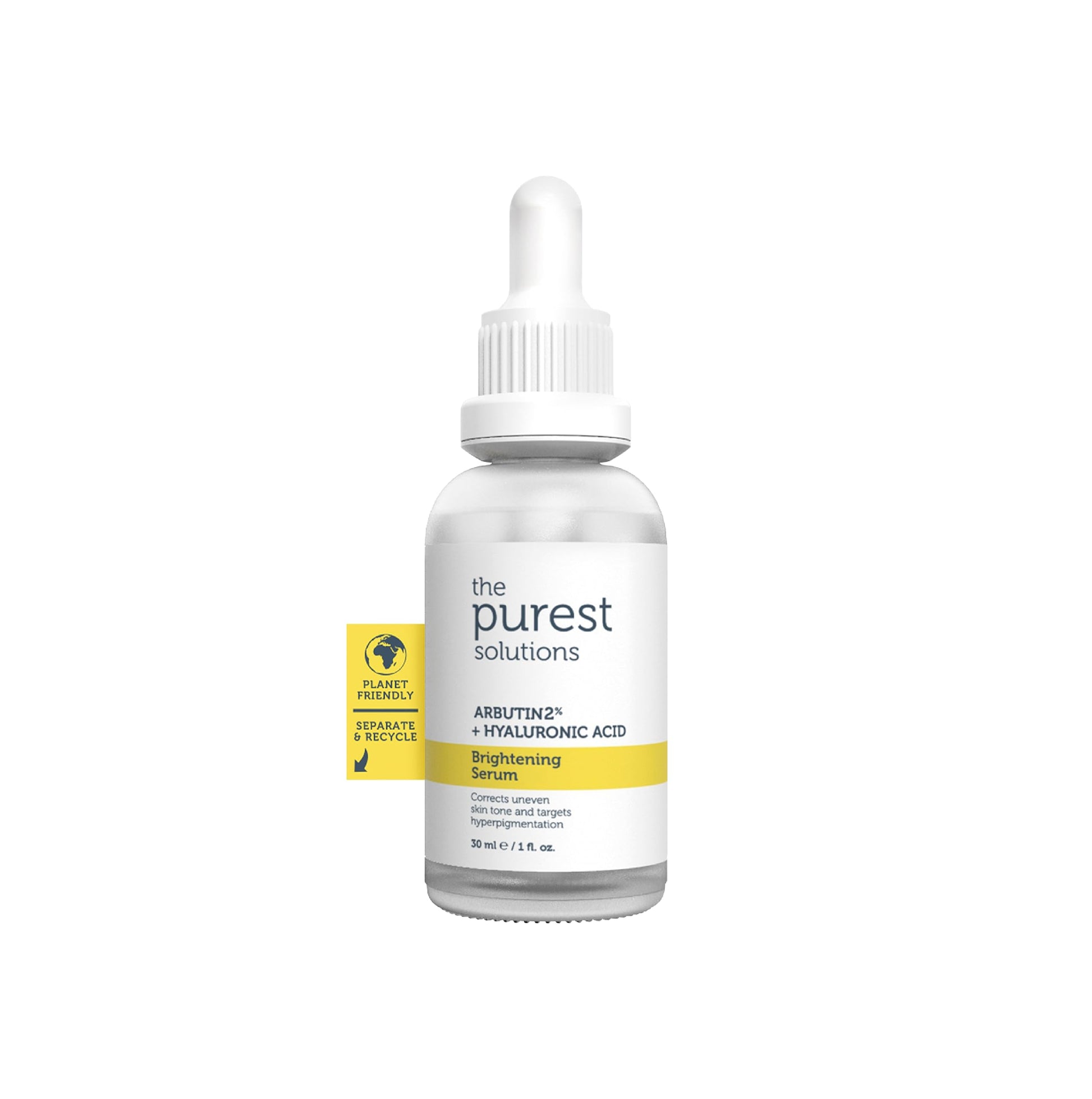 Face serum Beauty Care Bag Purest Solutions Brightening Serum arbutin 2% + hyaluronic acid on Tampa Home & Garden Store